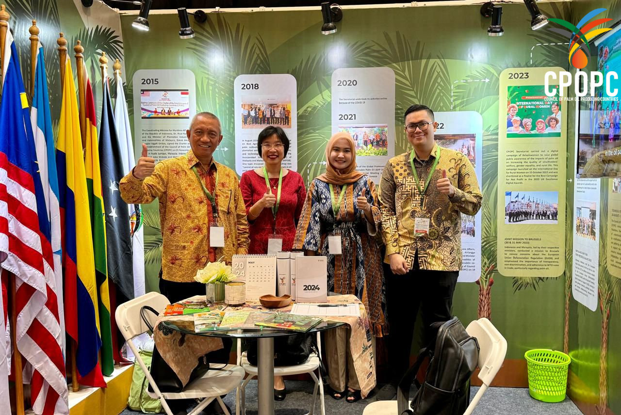 CPOPC Booth During The 8th International Conference & Exhibition on Palm Oil at JCC, Jakarta