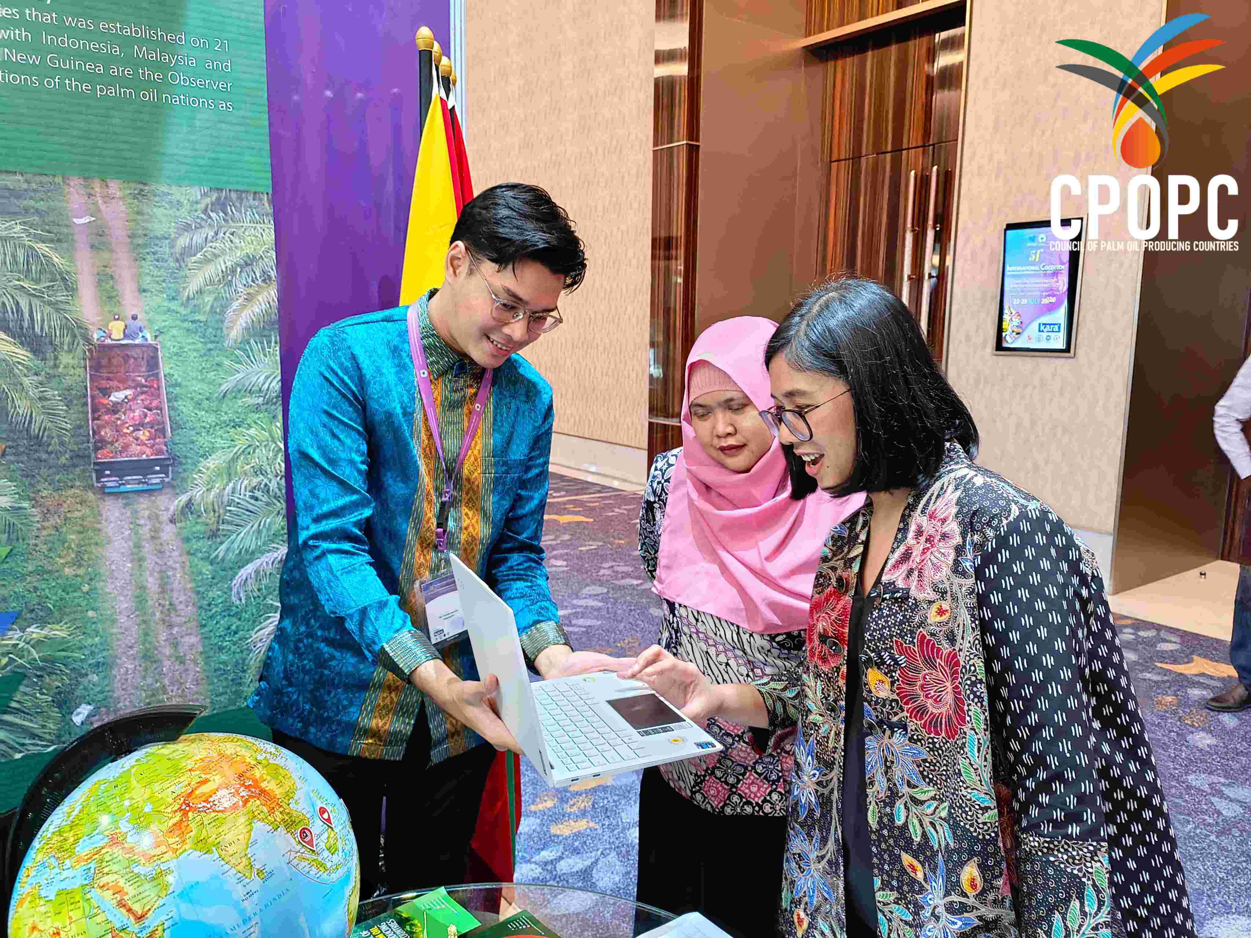 CPOPC Booth at the 51st International Cocotech Conference and Exhibition
