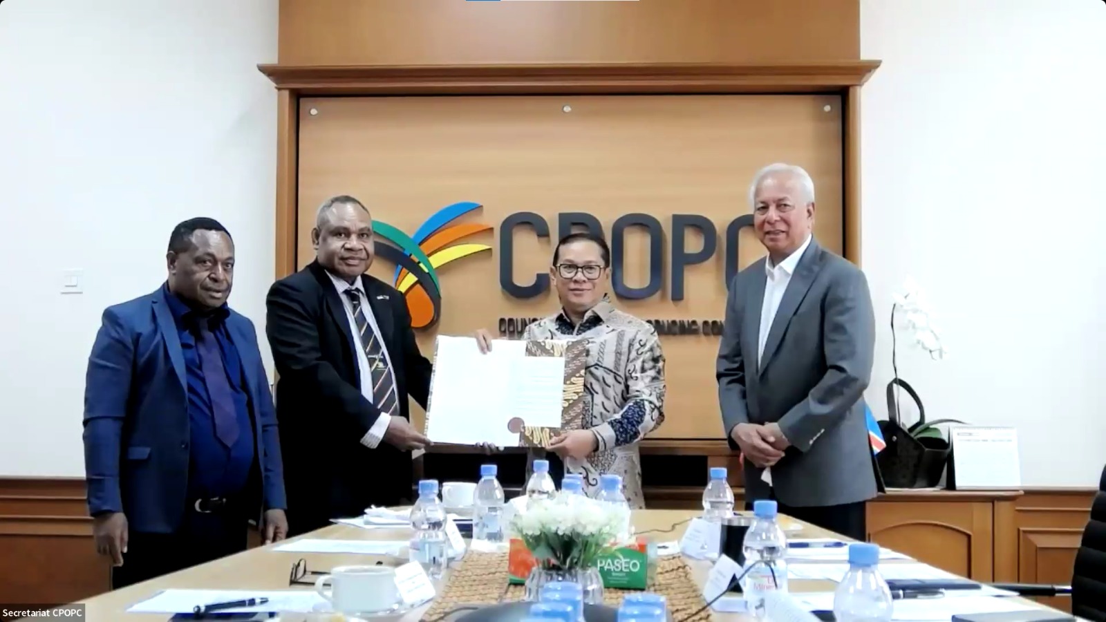 Papua New Guinea Accession into CPOPC Member Country