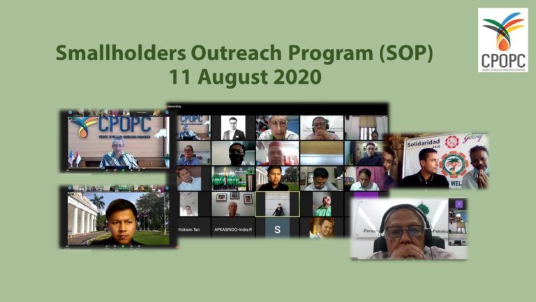 Smallholders Outreach Program (SOP) August 11 2020