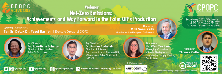Net-Zero Emissions: Achievements and Way Foward in the Palm Oilï¿½s Production