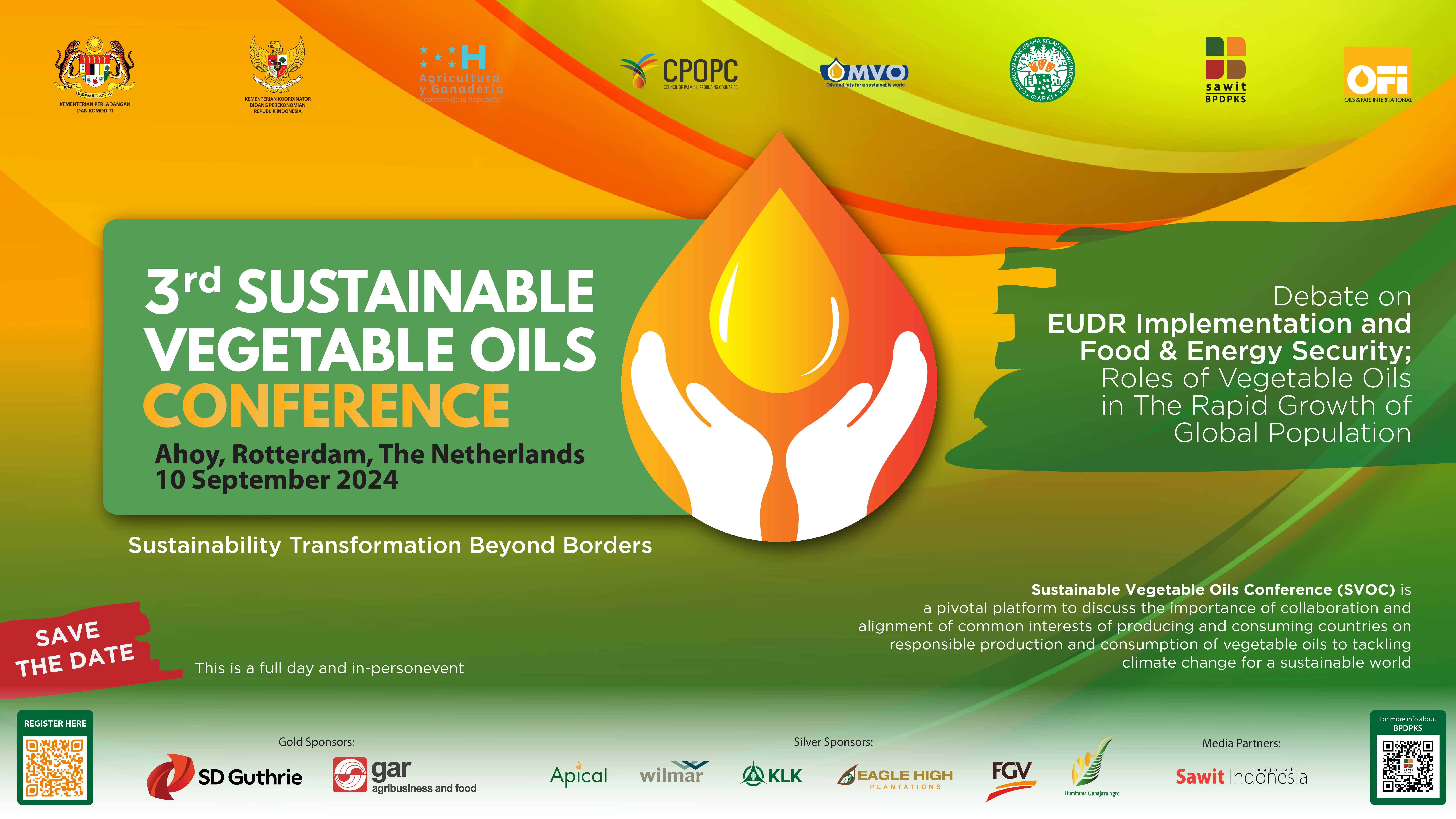 3rd Sustainable Vegetable Oil Conference