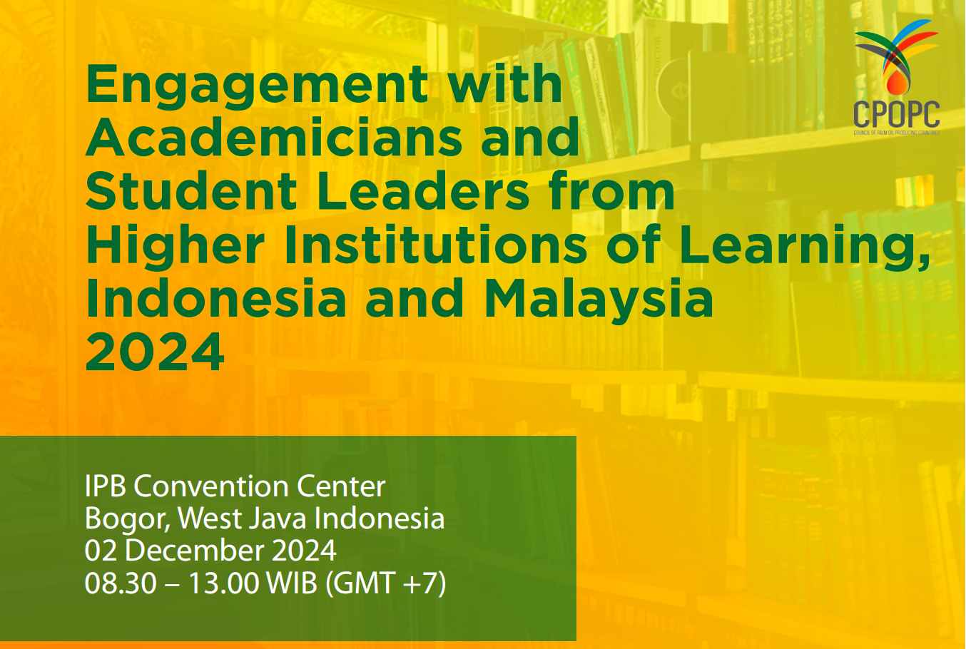 Engagement with Academicians and Student Leaders from Higher Institutions of Learning, Indonesia and Malaysia 2024
