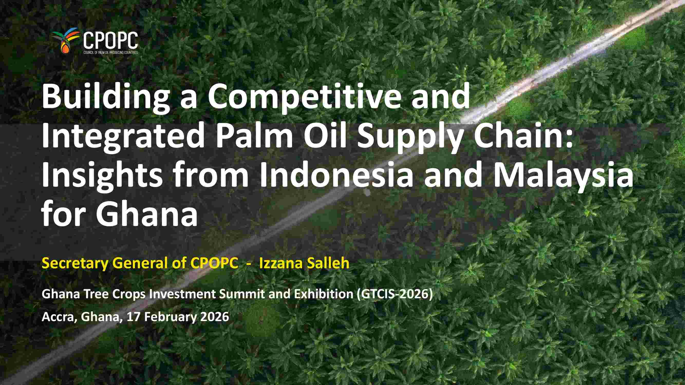 Building a Competitive and Integrated Palm Oil Supply Chain: Insights from Indonesia and Malaysia for Ghana