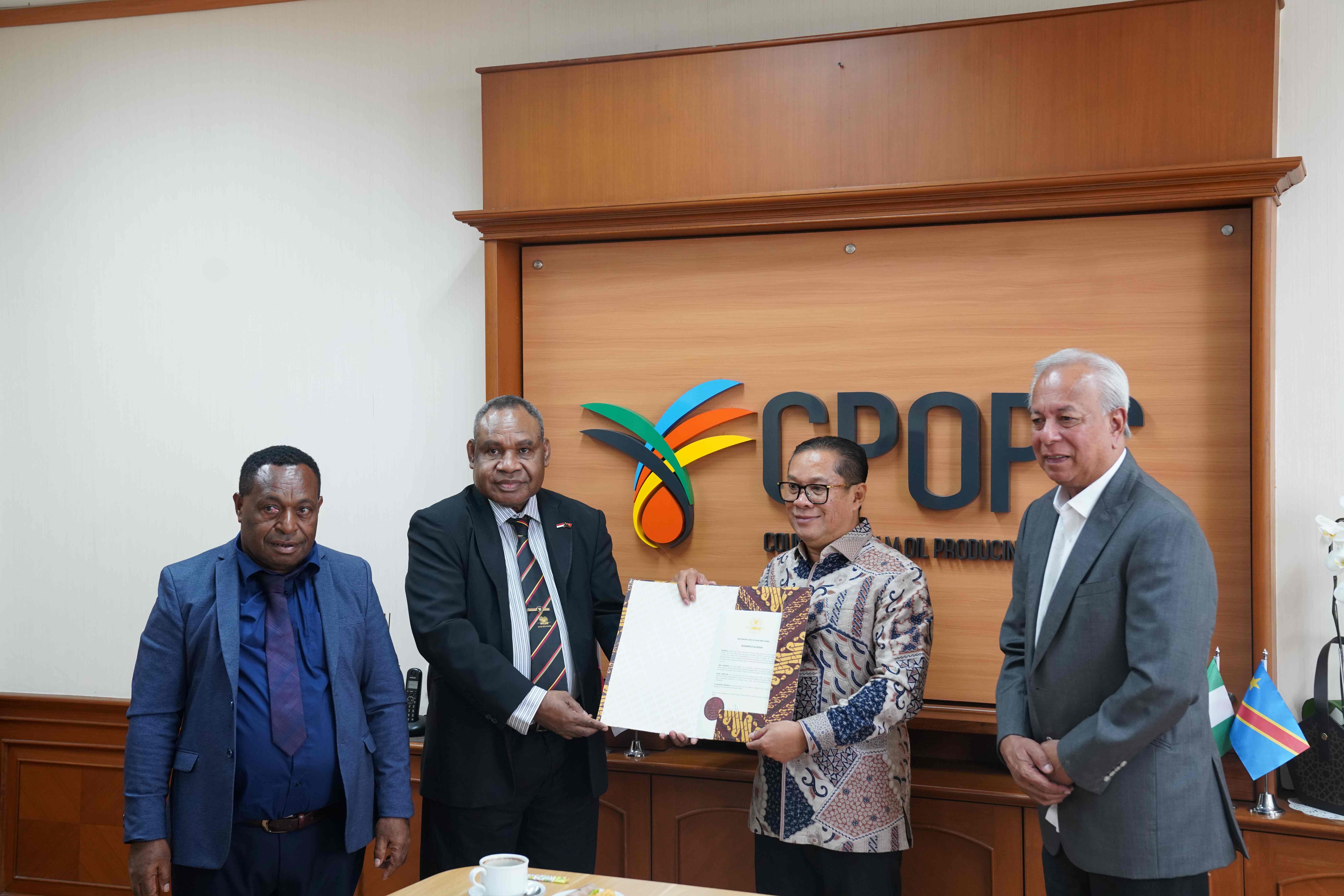 PRESS RELEASE CPOPC WELCOMES PAPUA NEW GUINEA AS ITS 4TH MEMBER COUNTRY 30 DECEMBER 2024