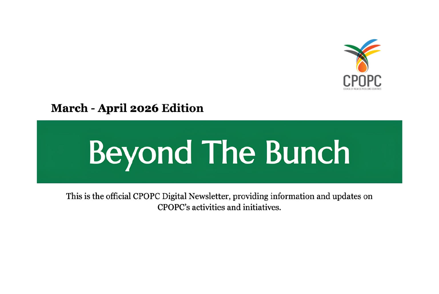 CPOPC Digital Newsletter March - April
