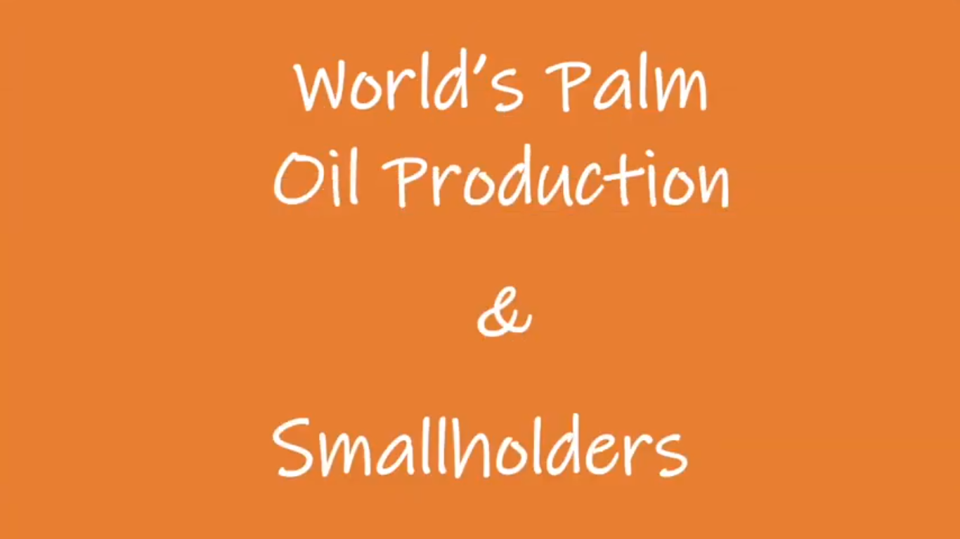 Worlds Palm Oil Production & Smallholders