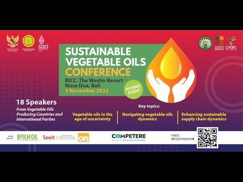 Sustainable Vegetable Oils Conference
